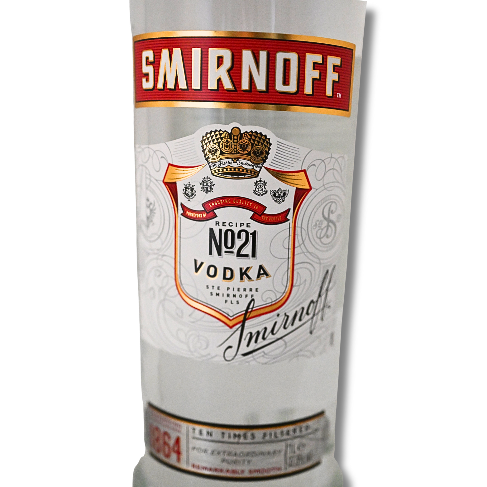 Vodka Smirnoff Red Label 1.0 Liter und 37,5 % Vol. – Bild 2