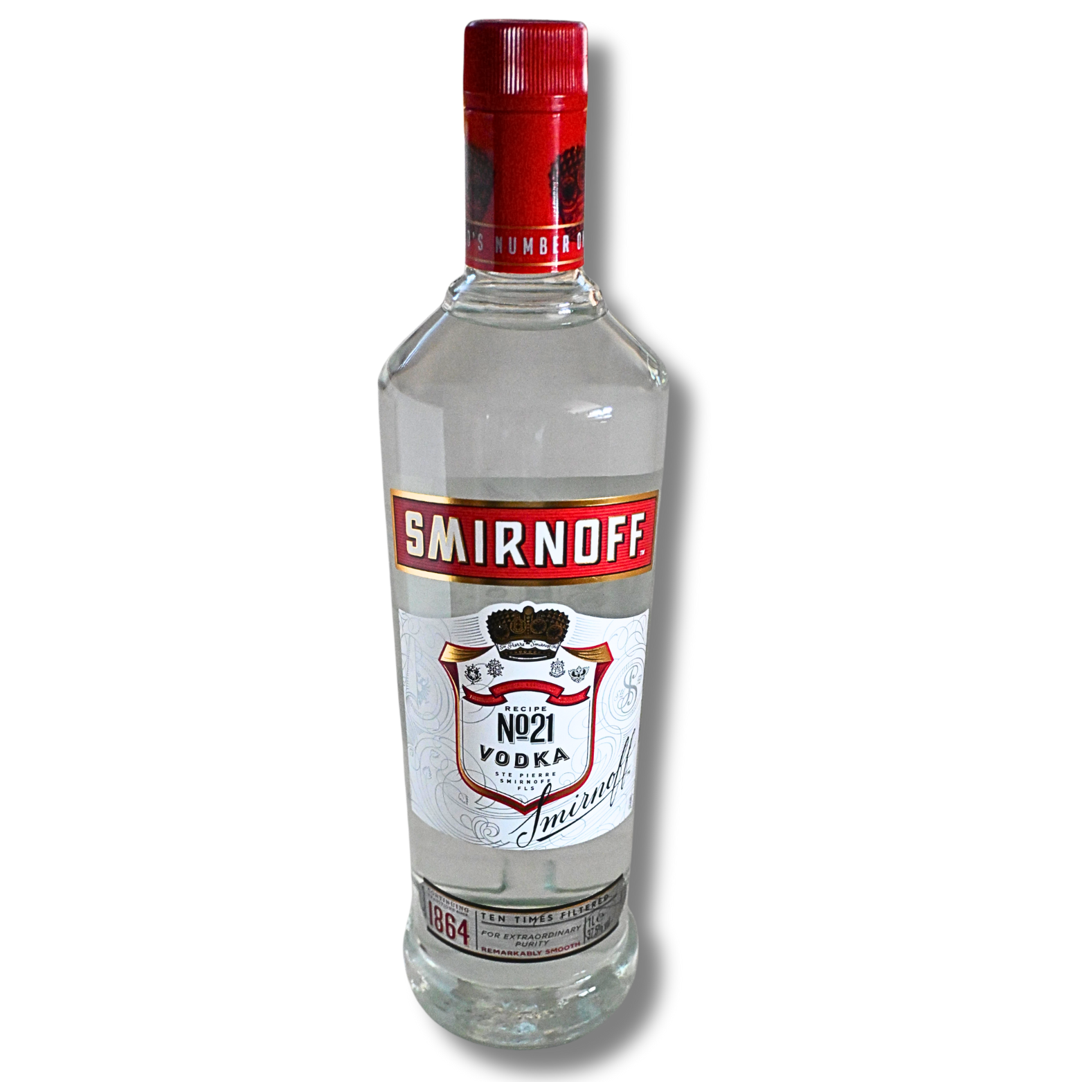 Vodka Smirnoff Red Label 1.0 Liter und 37,5 % Vol.