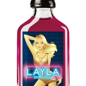 LAYLA Der Schuss Pflaumenlikör 0,02 Liter und 15 % Vol. ( 20 Fläschchen in einer Box)