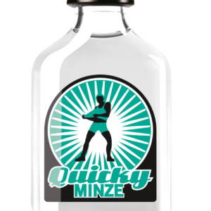 Quicky Minze Pfefferminzlikör 0,02 Liter und 18 % Vol. (20 Fläschchen in einer  Box) 17,50€