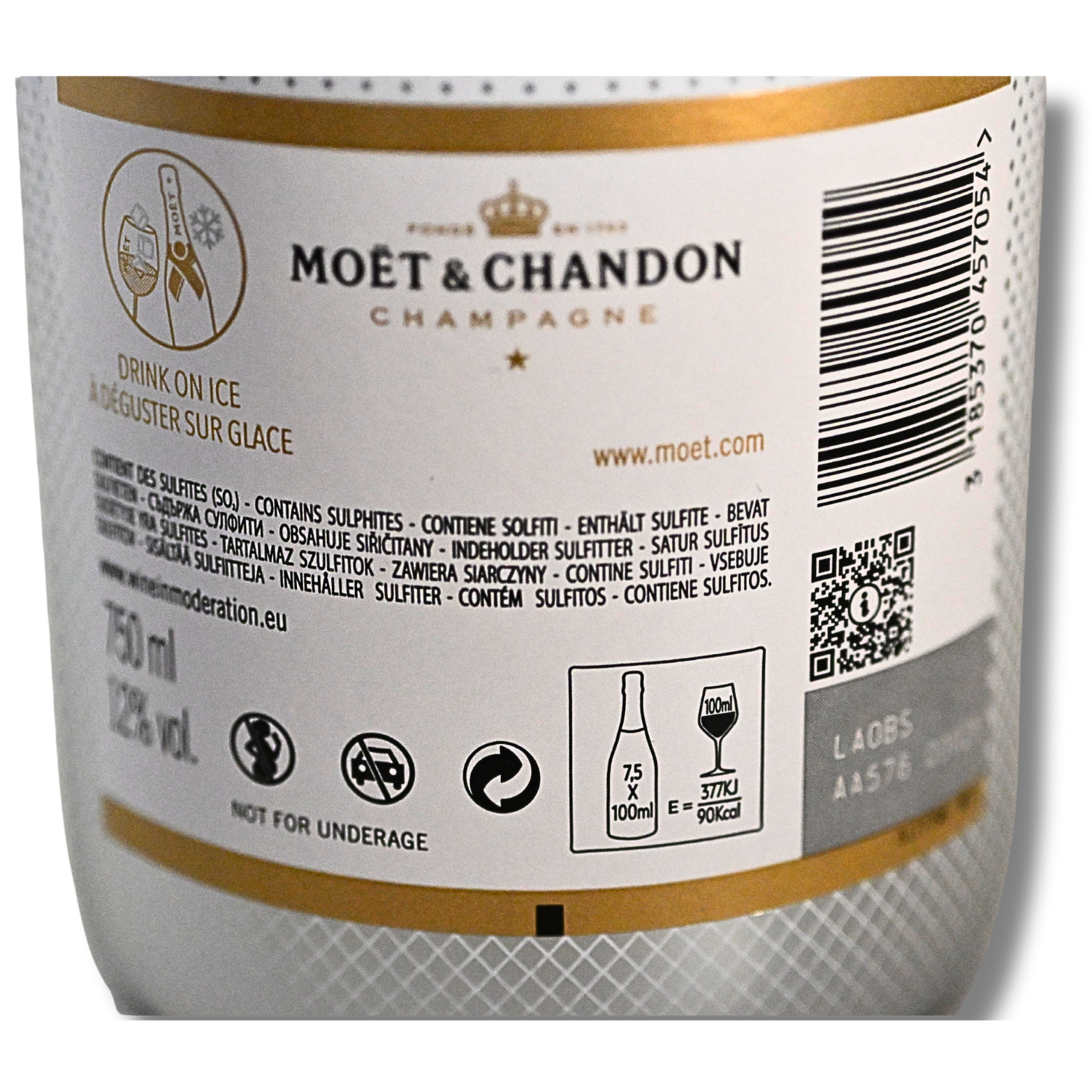 Moët & Chandon Champagner Ice Impérial 0,75l 12,0% Vol. – Bild 2