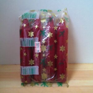 Packung Kleine Rote Weihnachtskerzen