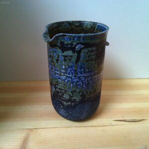 Kunstvoll Eisengeschmiedete Wase im Antiklook