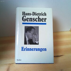 Hans Dietrich Genscher Erinnerungen