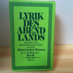 Lyrik des Abendlandes