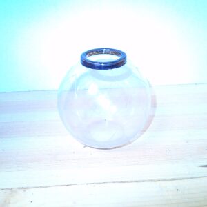 Kleines rundes Teelichtglas