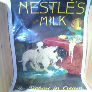 Werbeposter Nestle Milk