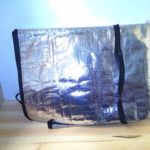 Silberne Thermo Einkaufstasche