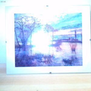 Panorama Fotografie einer Seenlandschaft