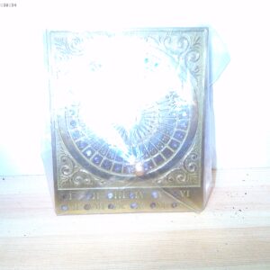 Gemusterte Nautische Standuhr