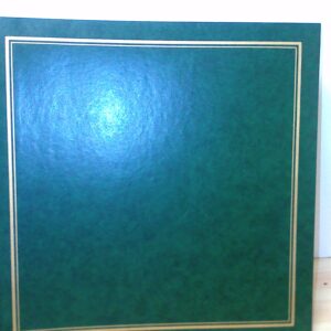 Großes Fotoalbum in Grünem Ledereinband