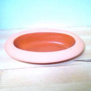 Mittelgroße Braune Tonschale