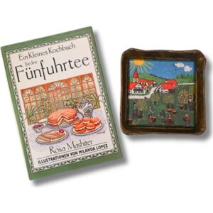 Ein kleines Kochbuch für den Fünfuhrtee + Untersetzer