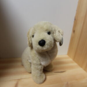 Kleines weißes Hovawart Welpen Stofftier ( zum Knuddeln)