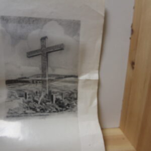 Zeichnung eines Kreuzes ( Unbekannter Künstler)