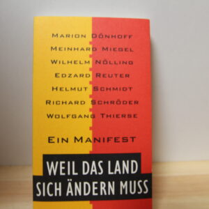 Sachbuch Weil Das Land Sich Ändern Muss