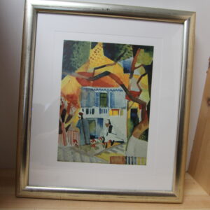 Gerahmtes Bild Kunstdruck Haus