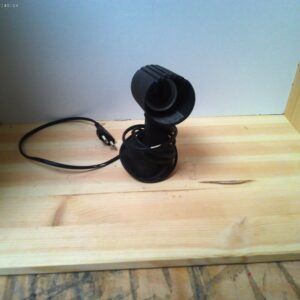 Kleine schwarze Schreibtischlampe