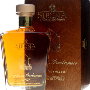 Sibona Barbaresco Riserva 2010 mit 0,7 Liter und 44 % Vol.