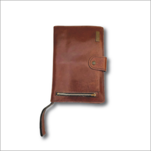 Vintage Ledertasche von Pelletterie GaGi aus echtem Leder – Organizer mit Reißverschlussfächern