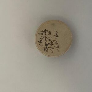 Historische Pappdose – Electrochemische Werke Bitterfeld – ca. 1950er Jahre