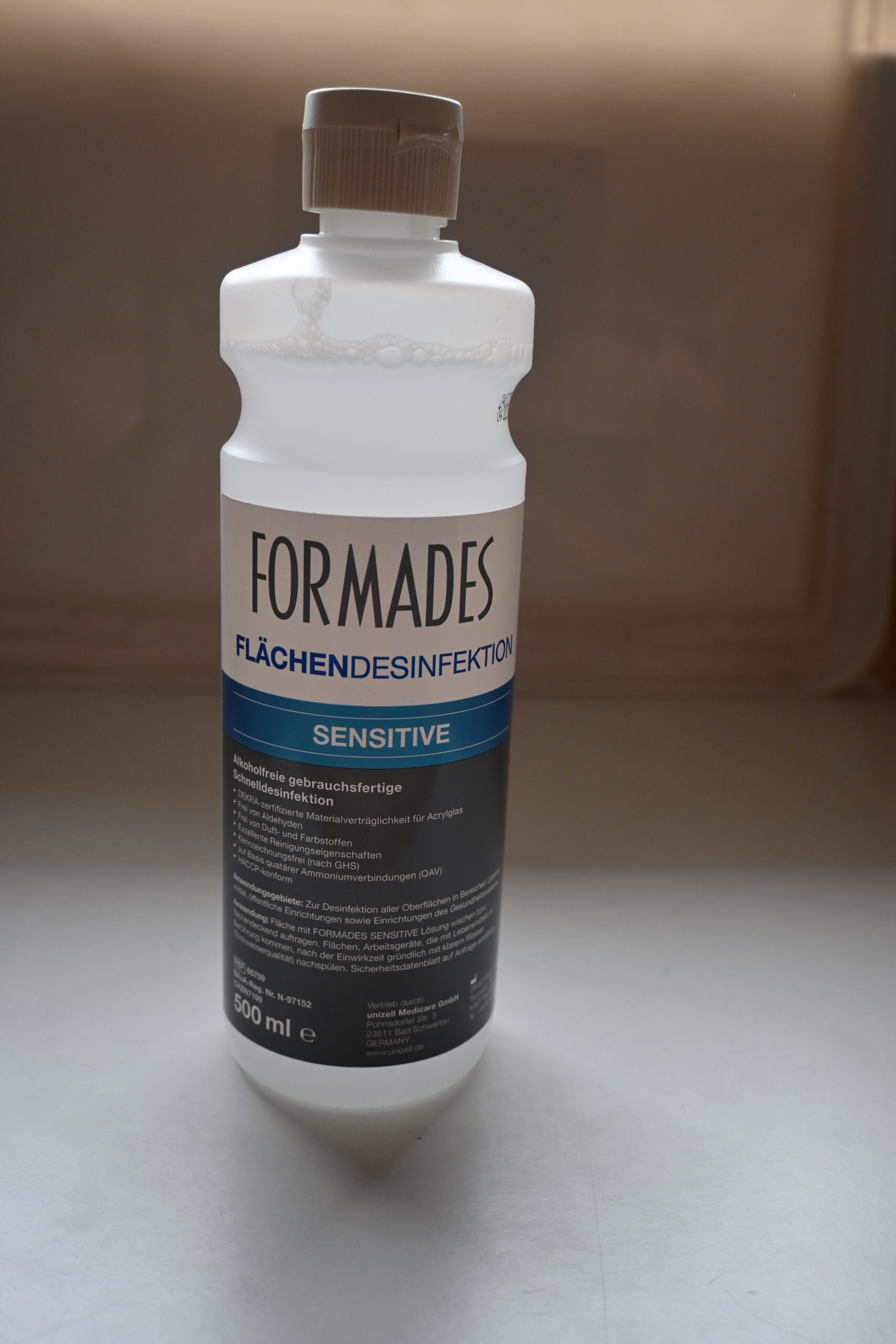 Formades Sensitive Flächendesinfektion 500 ml – alkoholfrei mit Sprühkopf