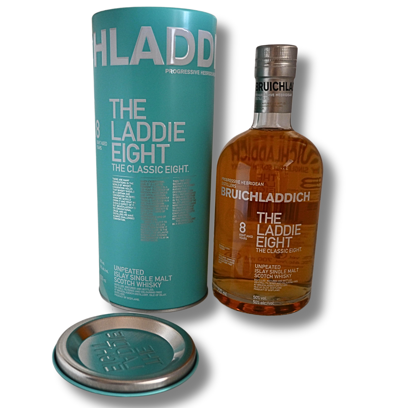Bruichladdich The Laddie Eight mit 0,7 Liter und 50 % Vol.
