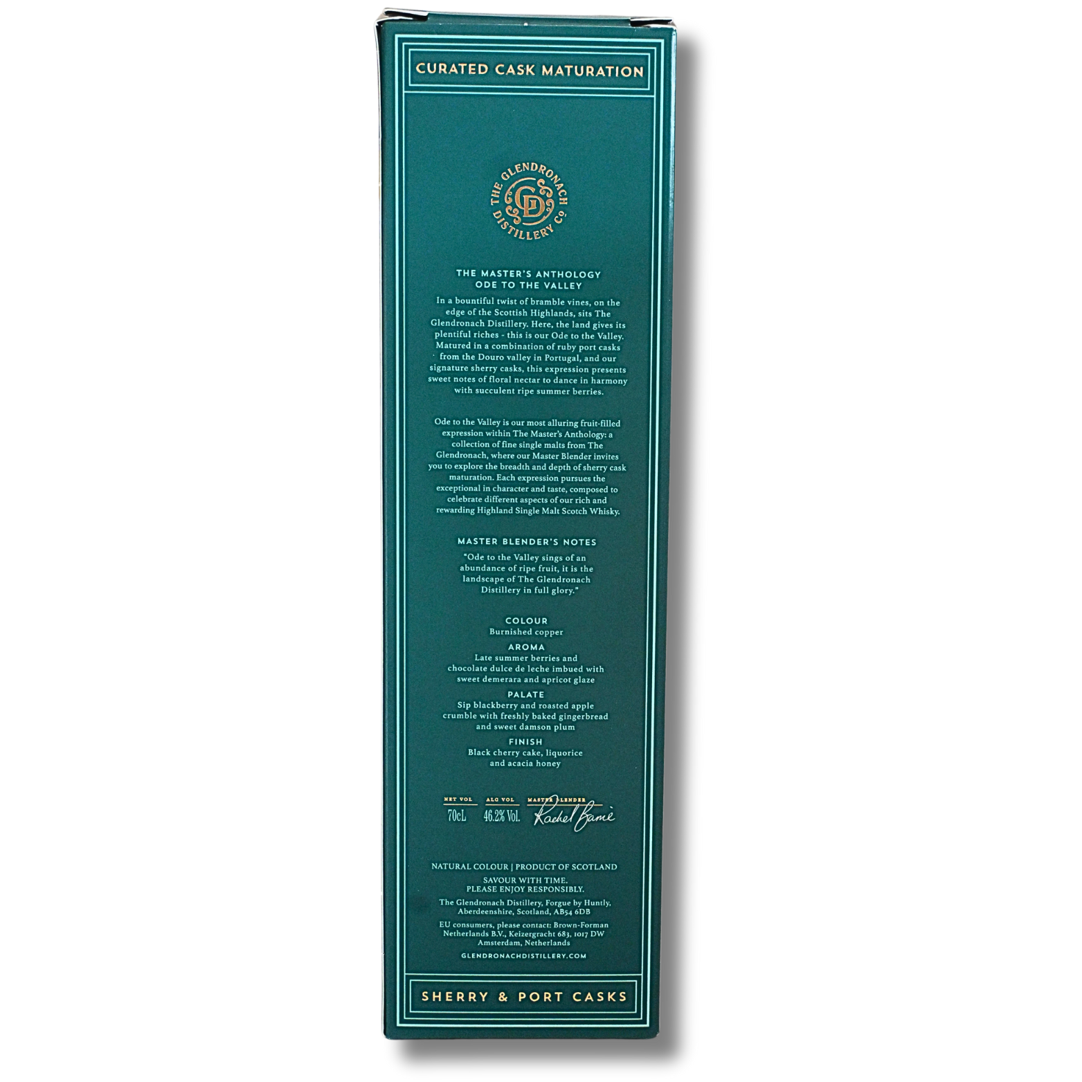 Glendronach Ode to the Valley Port mit 0,7 Liter und 46,2 % Vol. – Bild 3