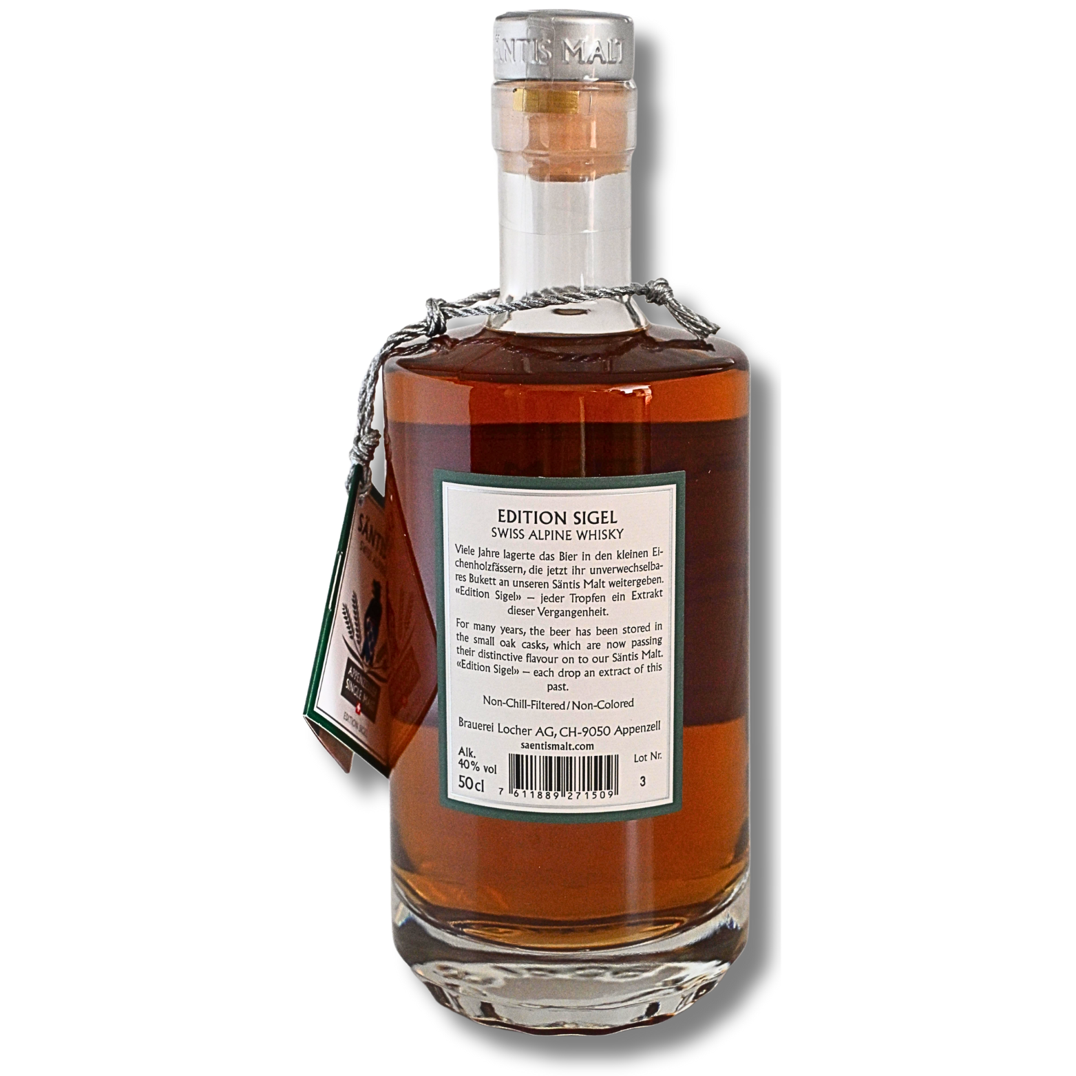 Säntis Malt Edition Sigel Whisky 0,5 Liter 40 % Vol. – Bild 4