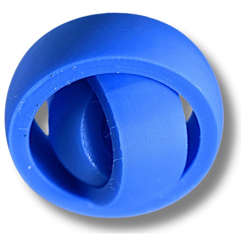 Gyro Fidget Spinner – Blau aus PLA in verschiedenen Farben