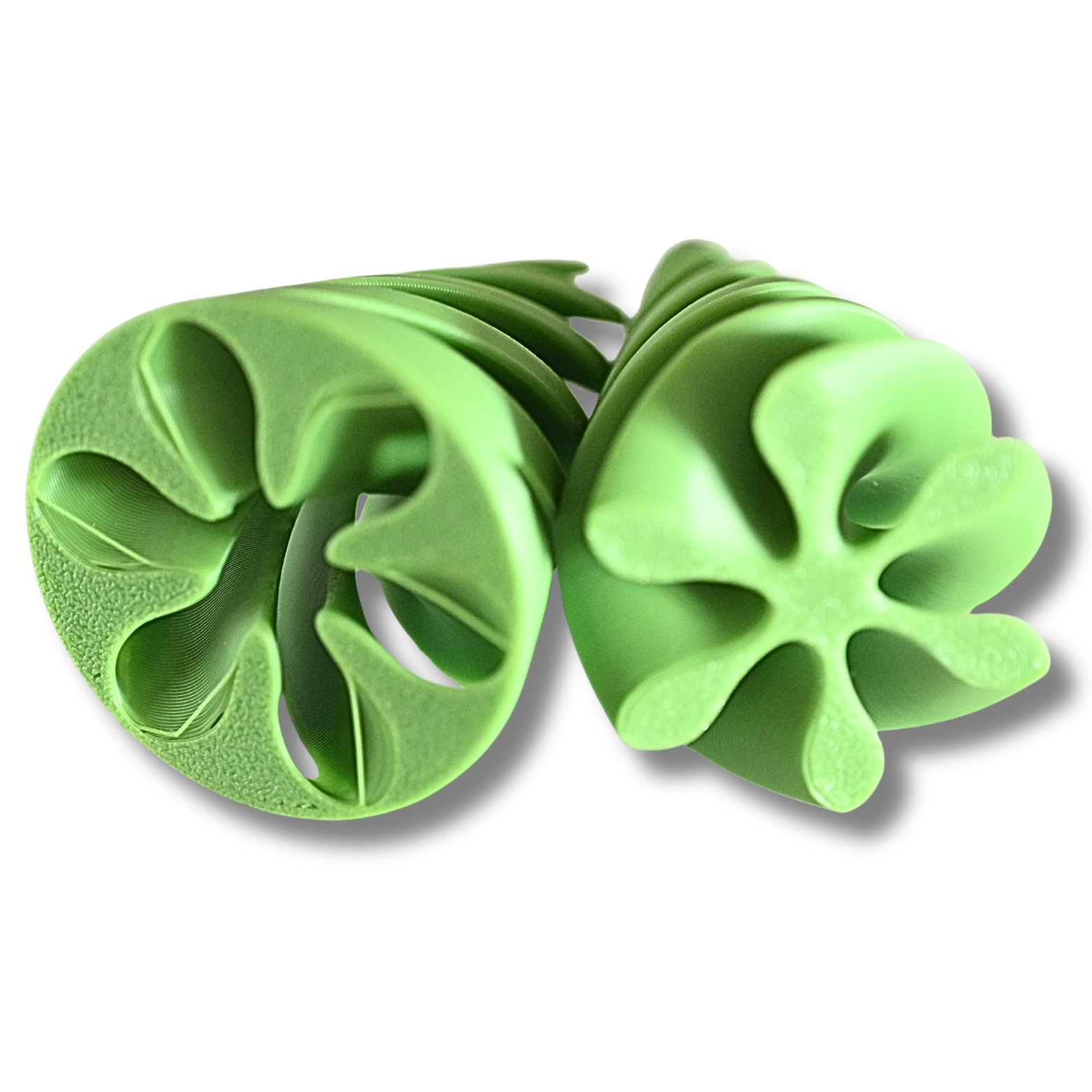 Fidget Spiral – Grün-Grün (PLA) – Bild 2