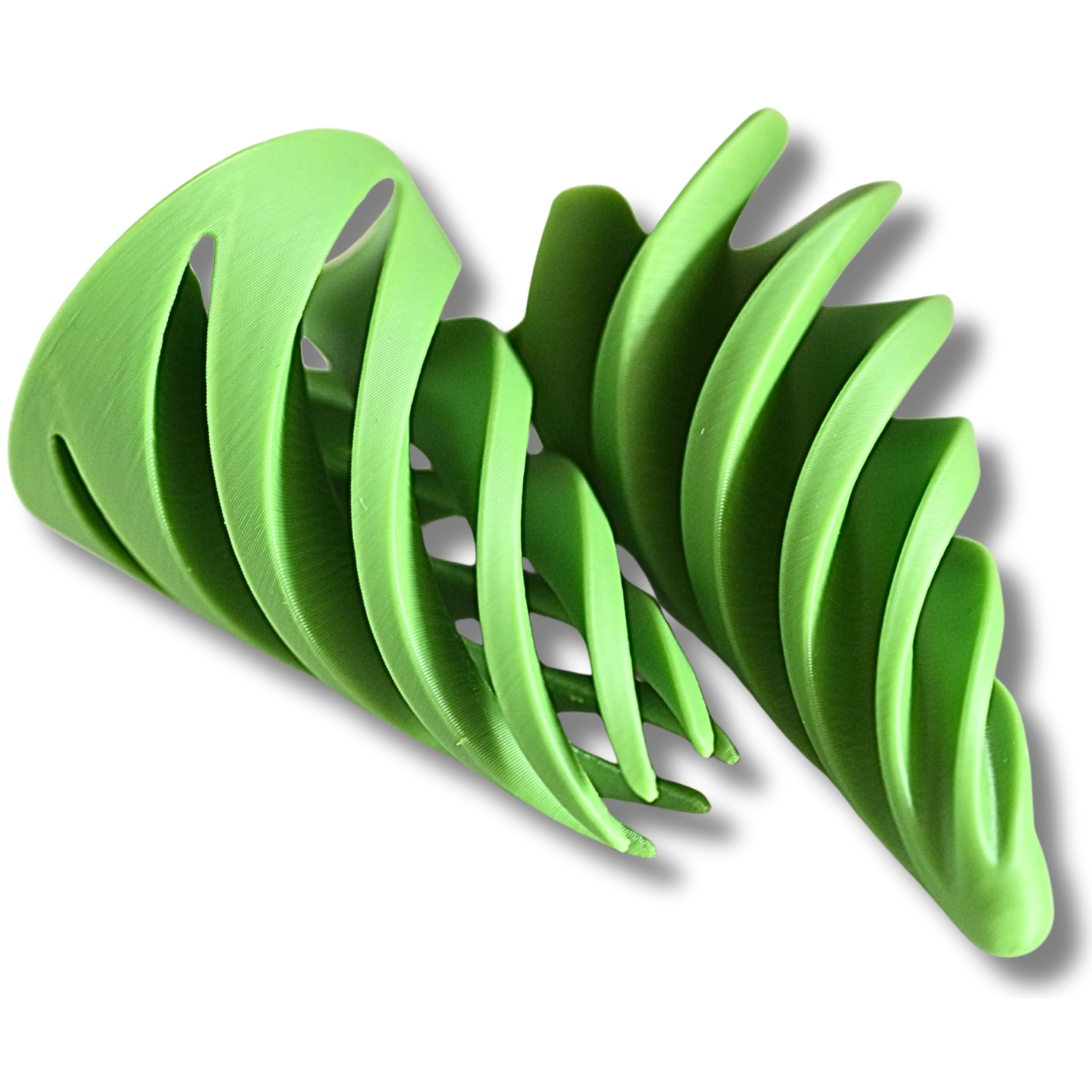 Fidget Spiral – Grün-Grün (PLA) – Bild 4