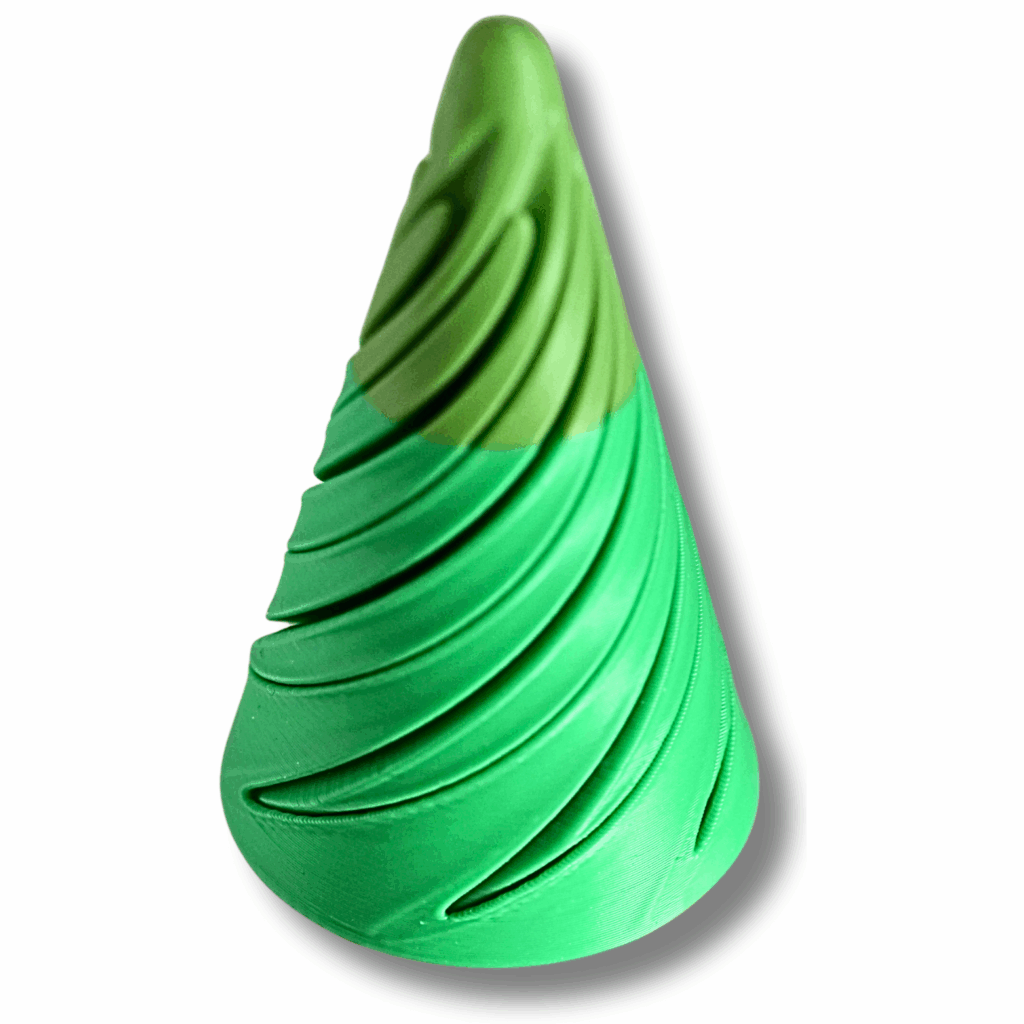 Fidget Spiral ( Hellgrün / Grün) aus PLA