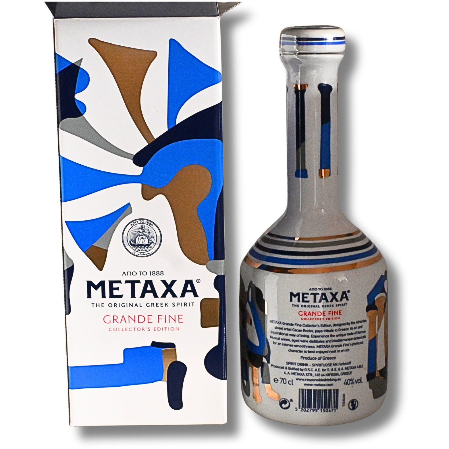Metaxa Grande Collector´s Edition 0,7 Liter und 40 % Vol. – Bild 2
