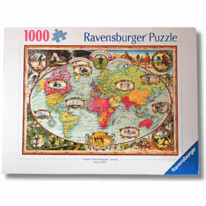 Ravensburger Puzzle Mit Fahrrad um die Welt