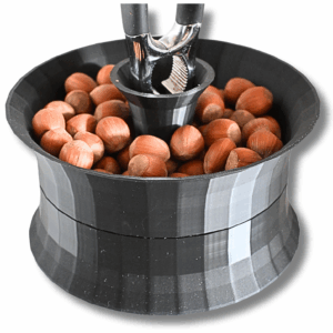 Nussbehälter mit integriertem Auffangbehälter – 3D-gedruckte Schüssel