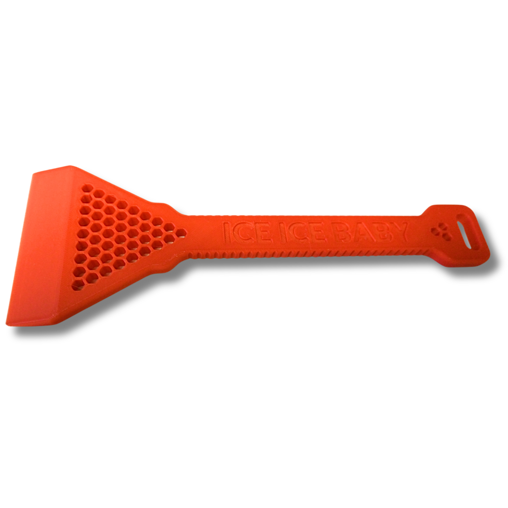 Eiskratzer "Ice Baby" Orange aus PLA
