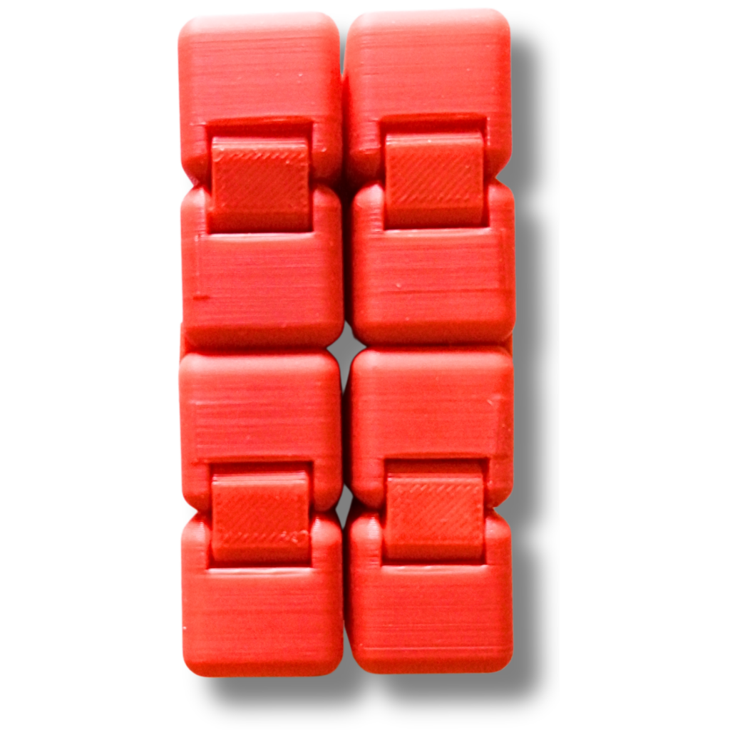 Fidget Handlicher Kubuswürfel Orange aus PLA in verschiedenen Farben