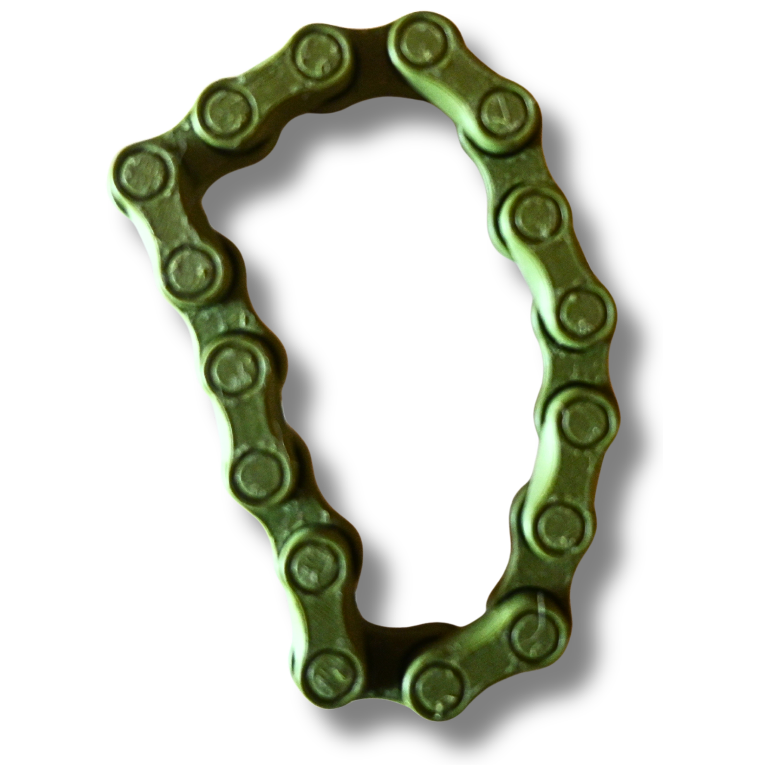 Fidget Kette – 3D-Druck Anti-Stress-Spielzeug, flexibel, grün, sensorisch – Bild 2