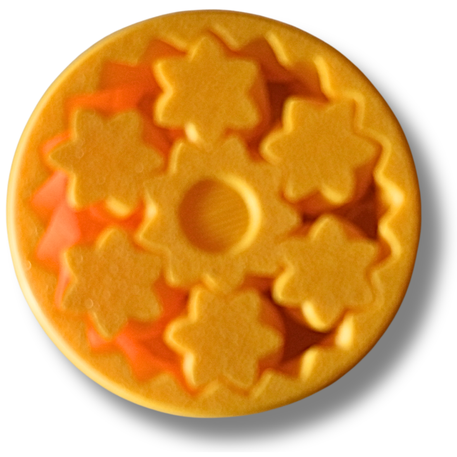 Fidget Zahnrad Gelb Klein