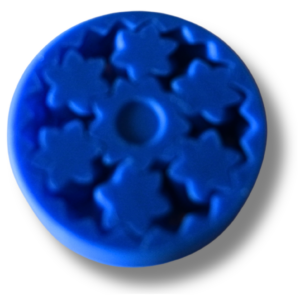 Fidget Zahnrad Blau Klein
