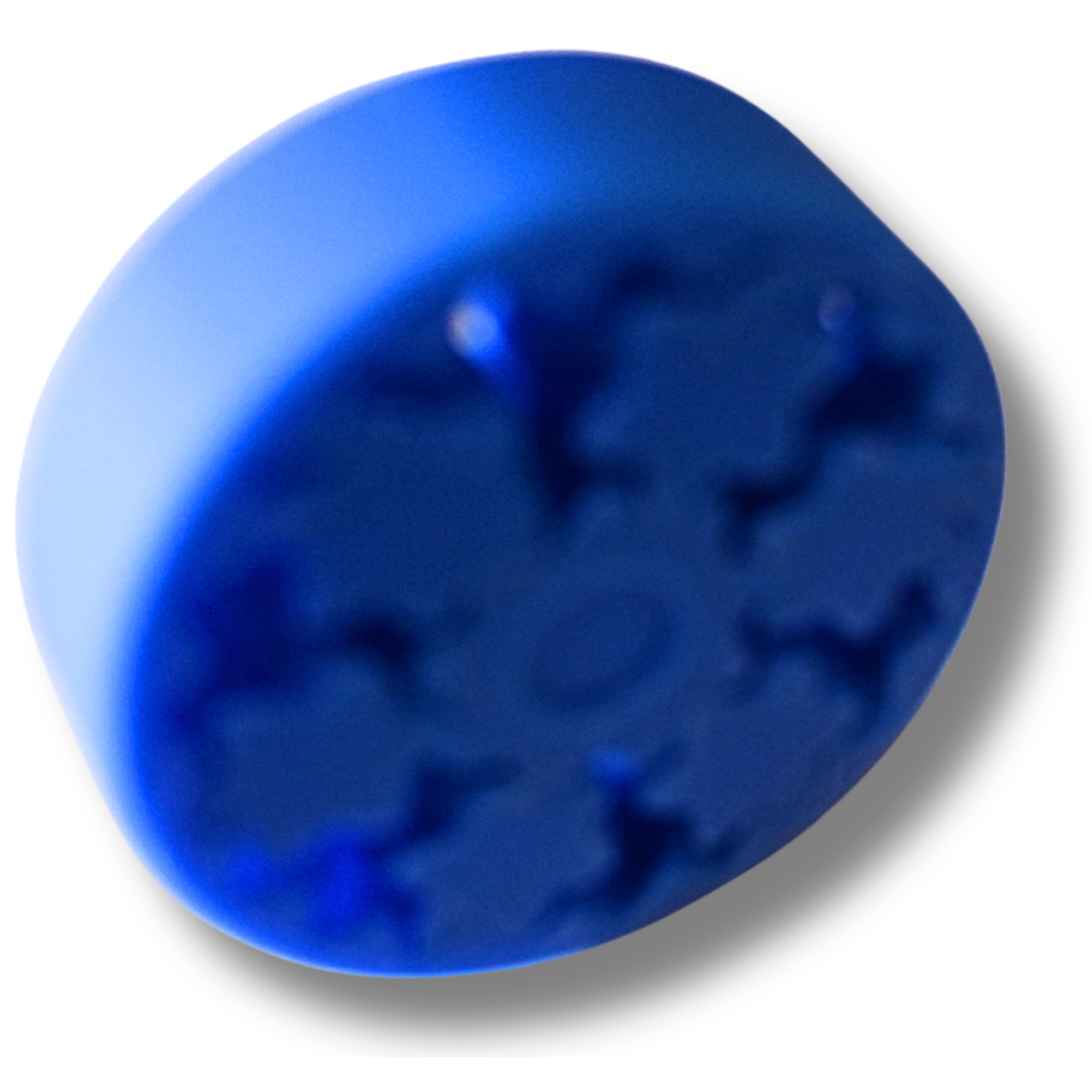 Fidget Zahnrad Blau Klein – Bild 3