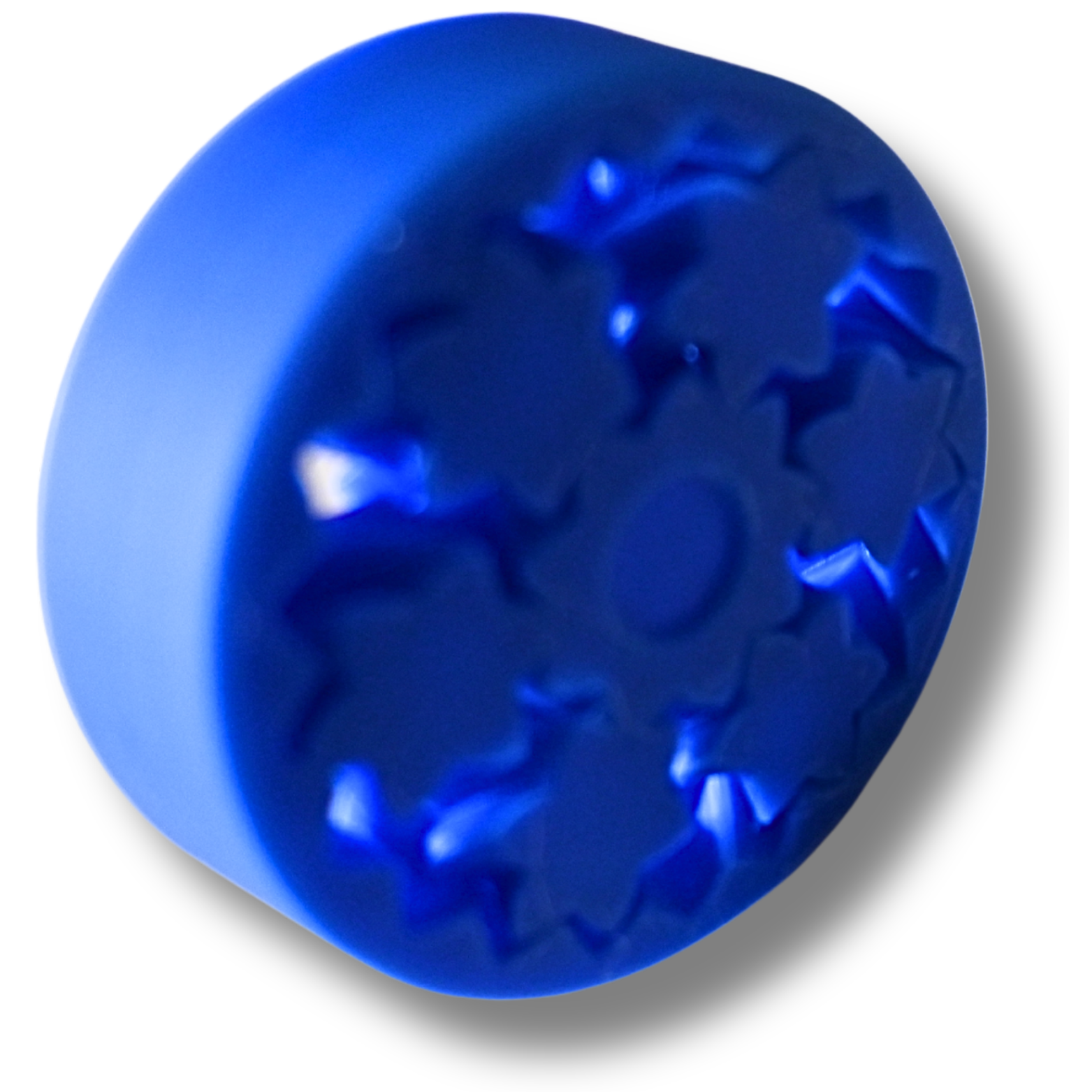 Fidget Zahnrad Blau Klein – Bild 2