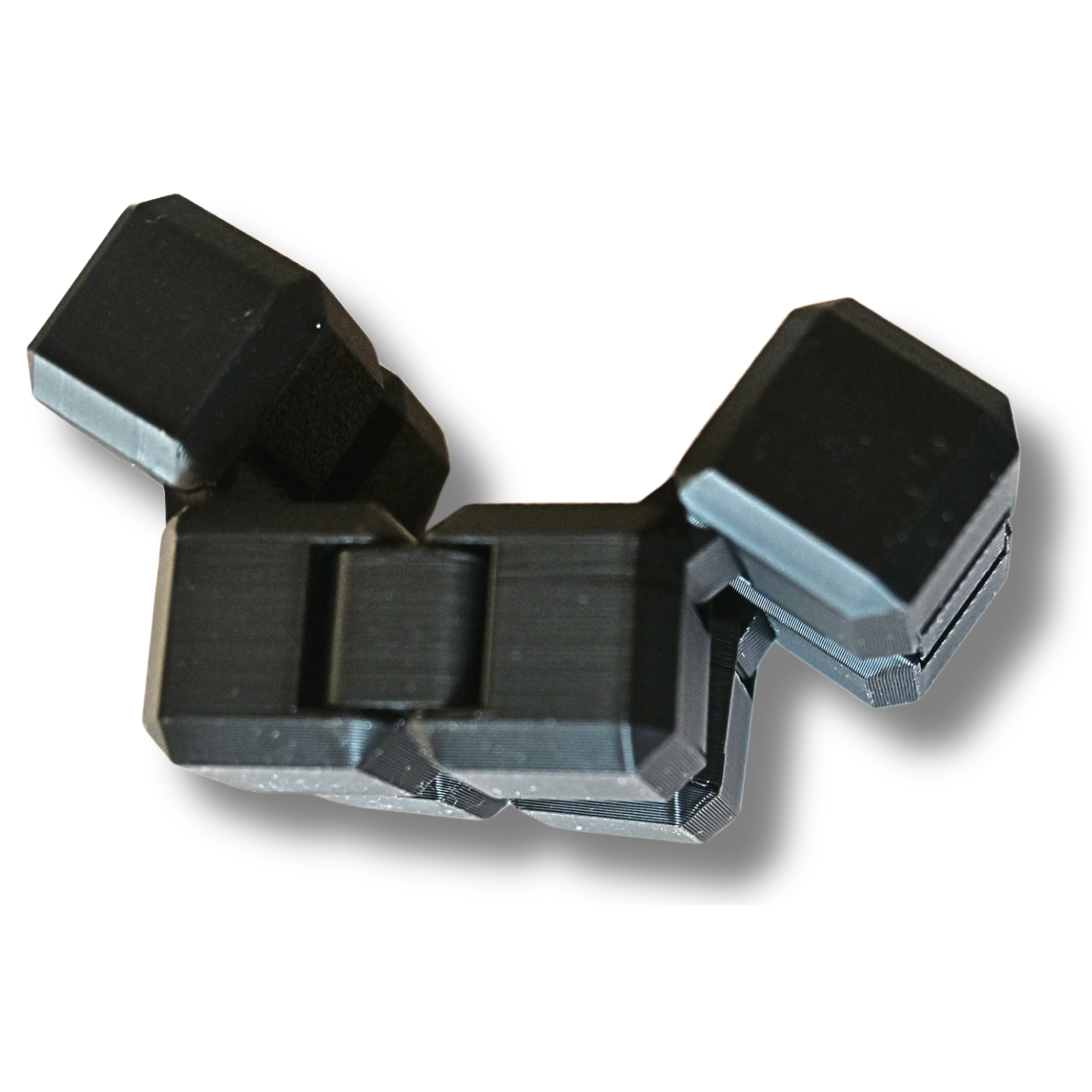 Fidget Handlicher Kubuswürfel Schwarz – Bild 2