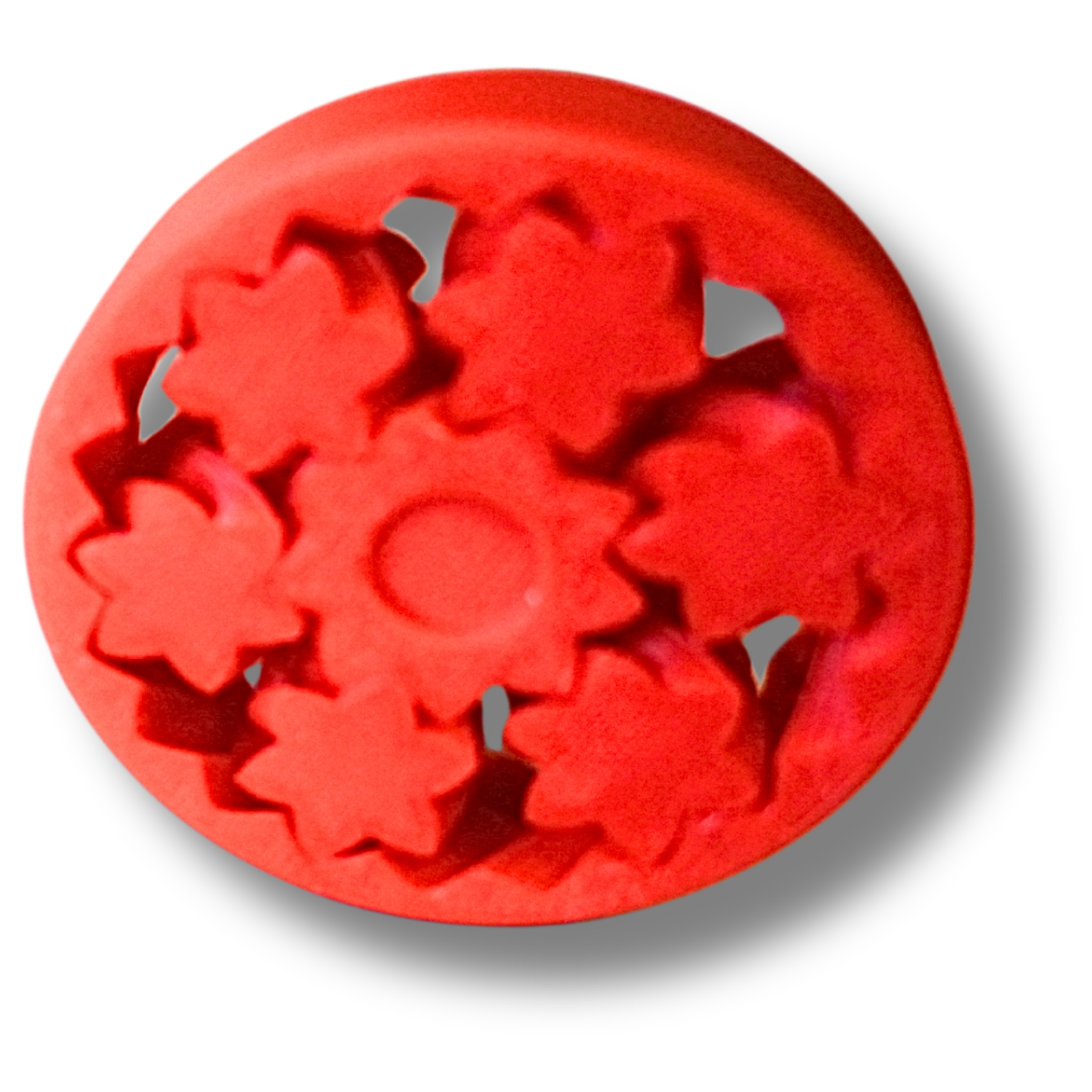 Fidget Zahnrad Orange Klein – Bild 2