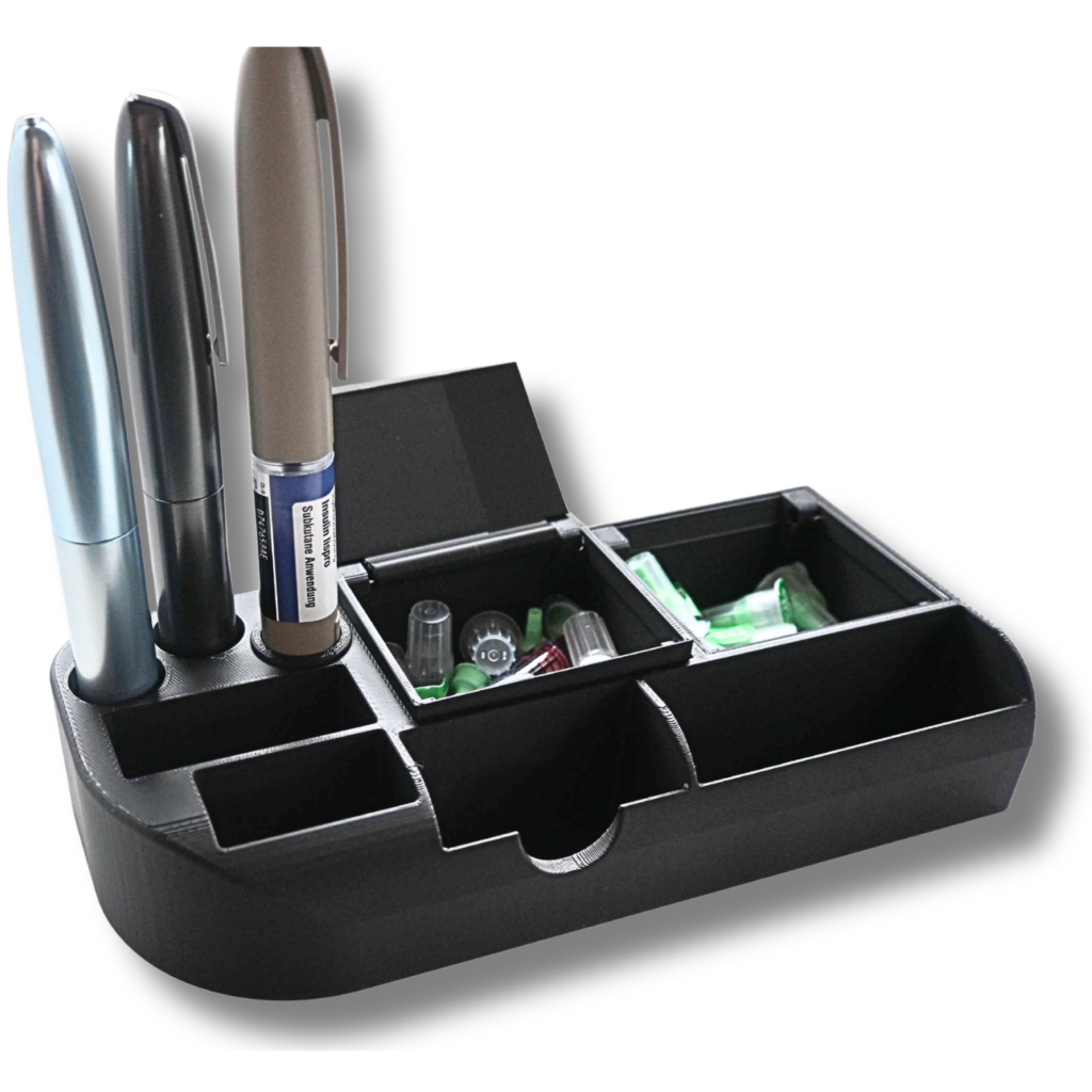 3D Druck Insulin-Patron-Organizer aus PLA in verschiedene Farben ( groß )