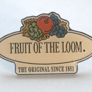 Fruit of the Loom Pin – Logo „The Original Since 1851“ – Ansteckpin