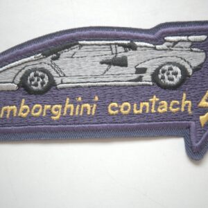 Lamborghini Countach Aufnäher gesticktes Pfeil-Motiv