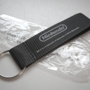 Nintendo Wii U Schlüsselanhänger – Original Merchandising – Schwarz