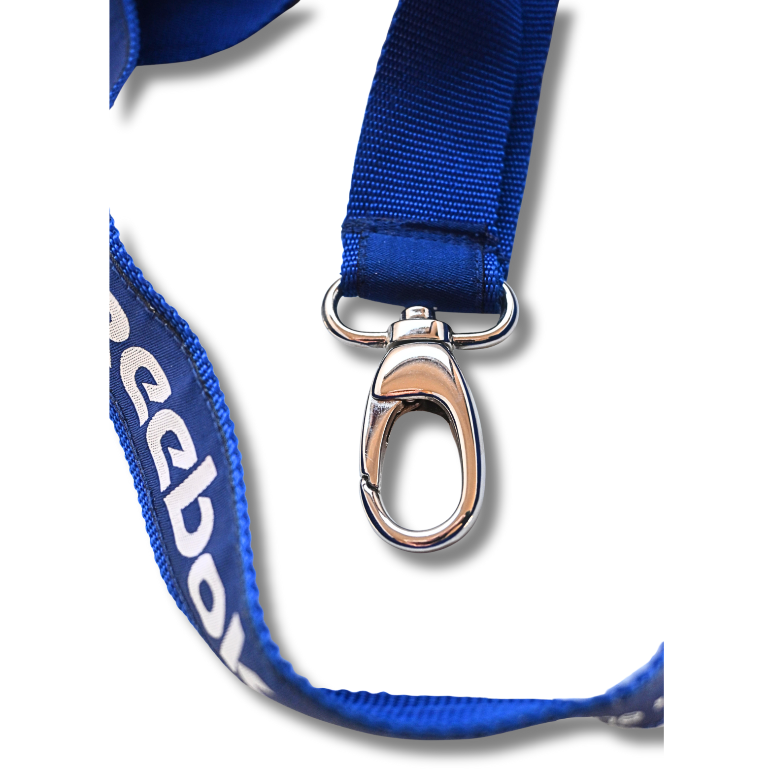 Reebok Schlüsselband / Lanyard – Blau mit Reebok Logo & Karabiner – Bild 4